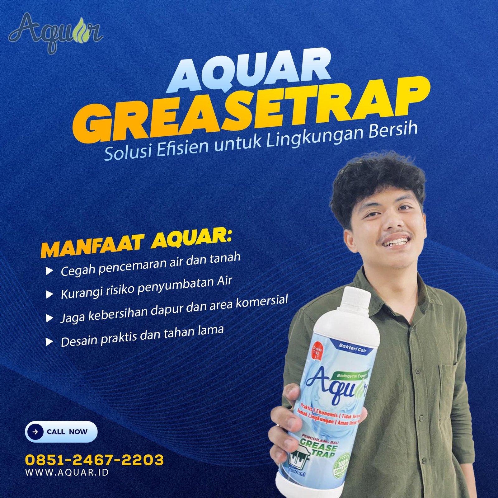 Bakteri Pengurai Limbah Grease Trap