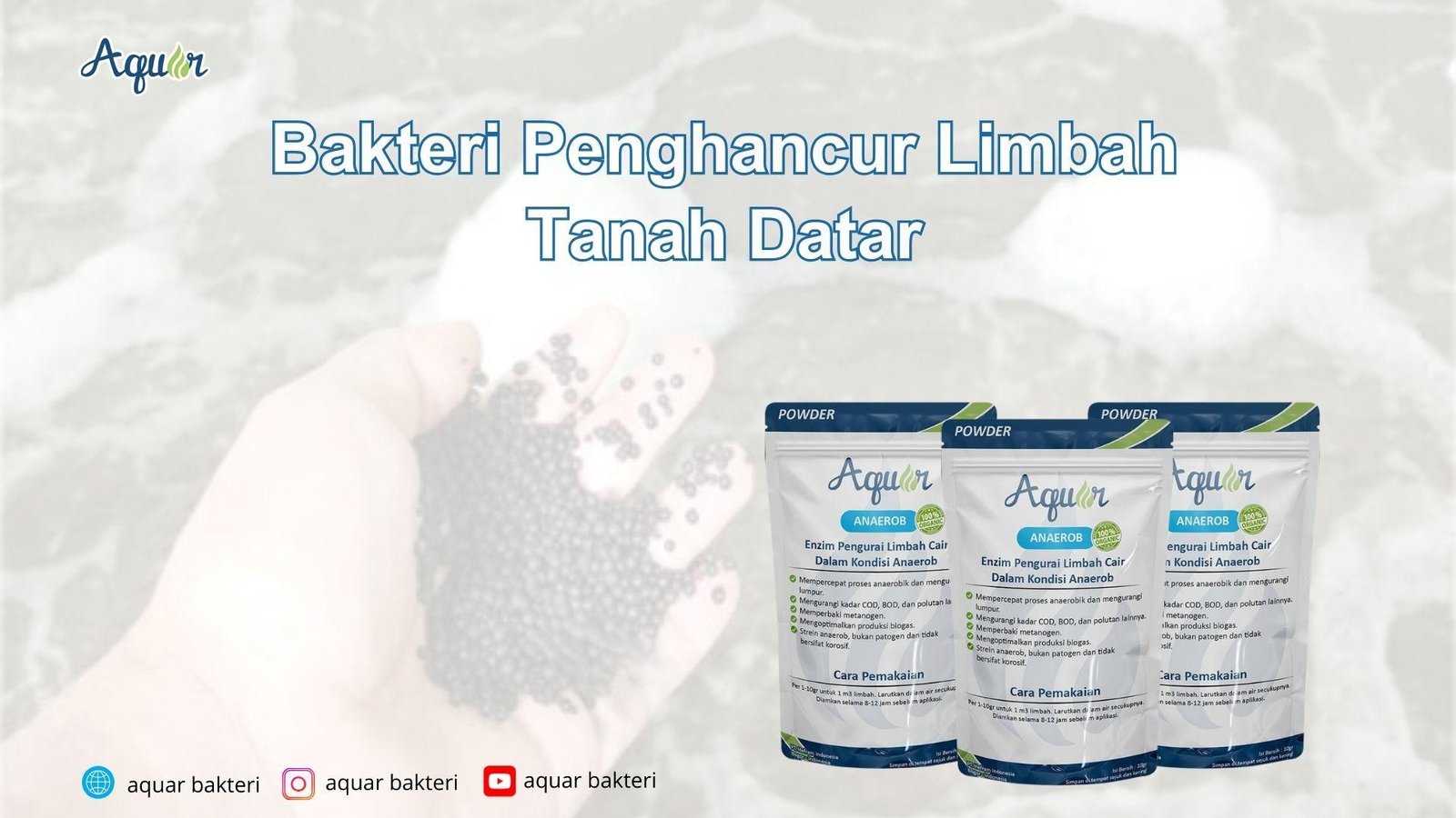 Bakteri Penghancur Limbah Tanah Datar