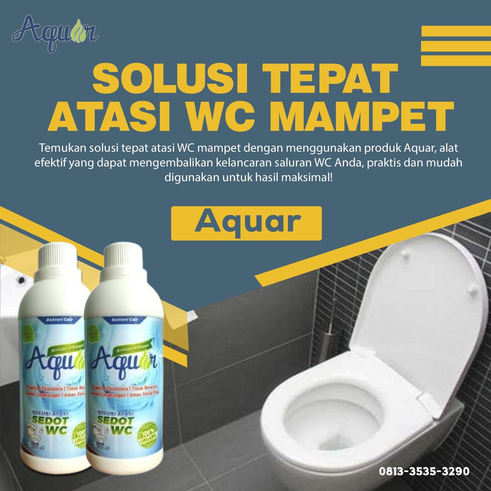 Cairan Aquar Pembersih Toilet