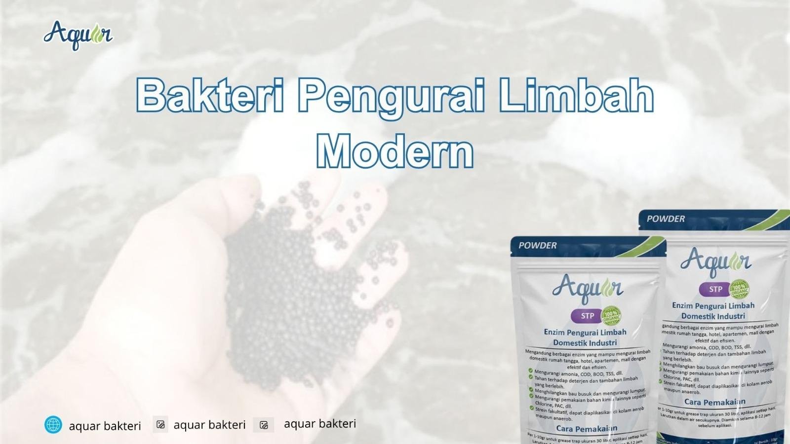 Bakteri Pengurai Limbah Modern