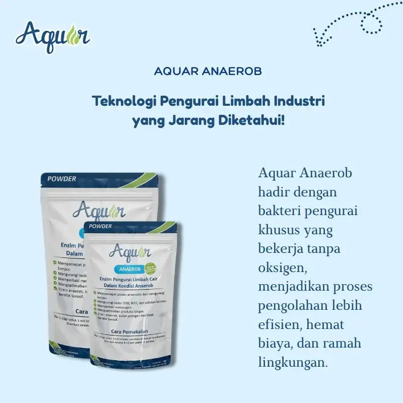 Aquar Anaerob Bakteri Pengurai Limbah Industri