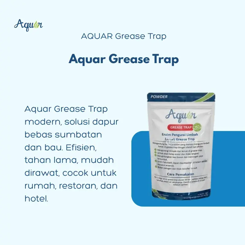 Aquar Grease Trap terjangkau
