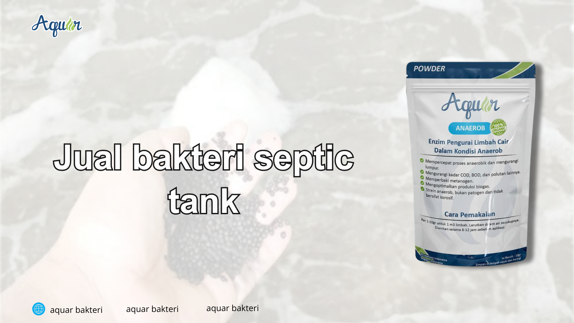 Jual bakteri septic tank