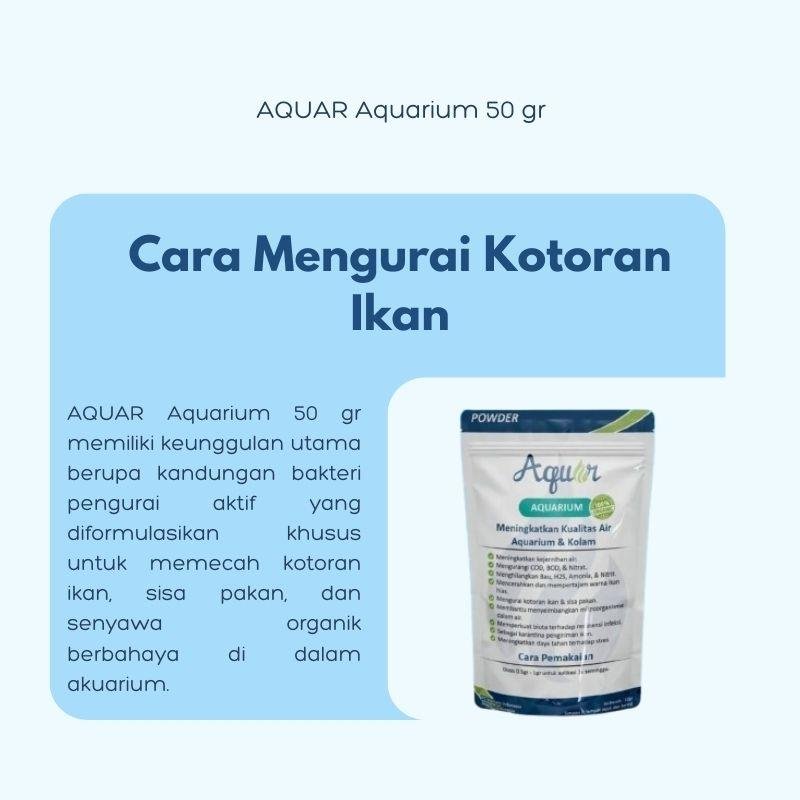 Cara Mengurai Kotoran Ikan