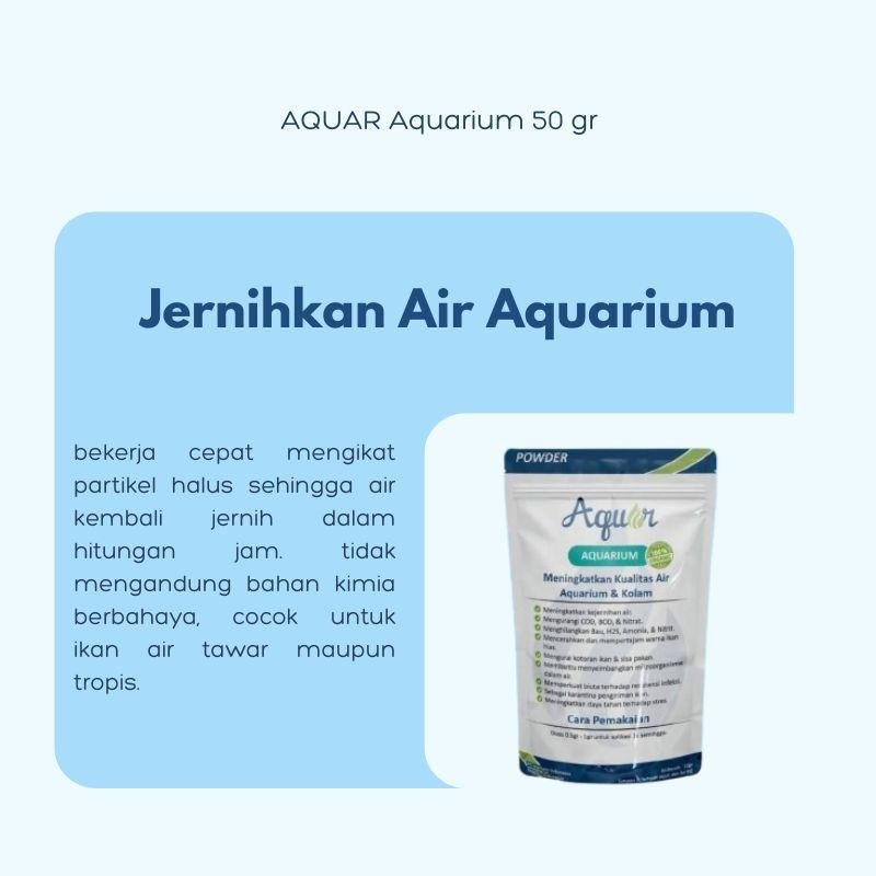 Jernihkan Air Aquarium