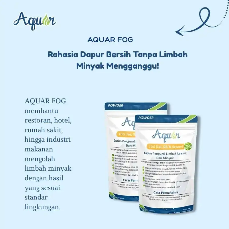 Aquar FOG Bakteri Pengurai Lemak Minyak