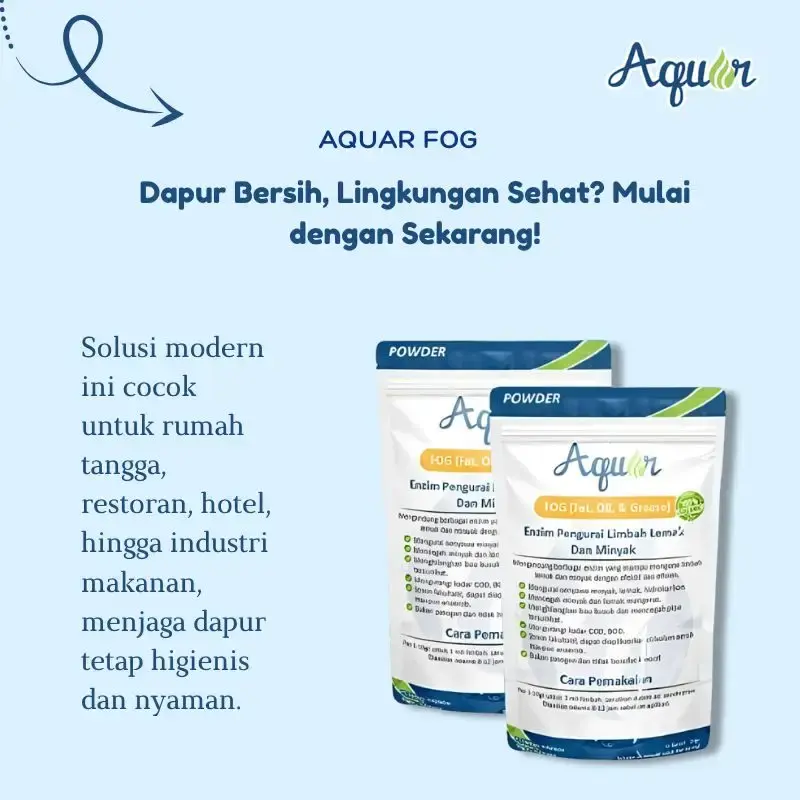 aquar fog pengurai kimbah berbau