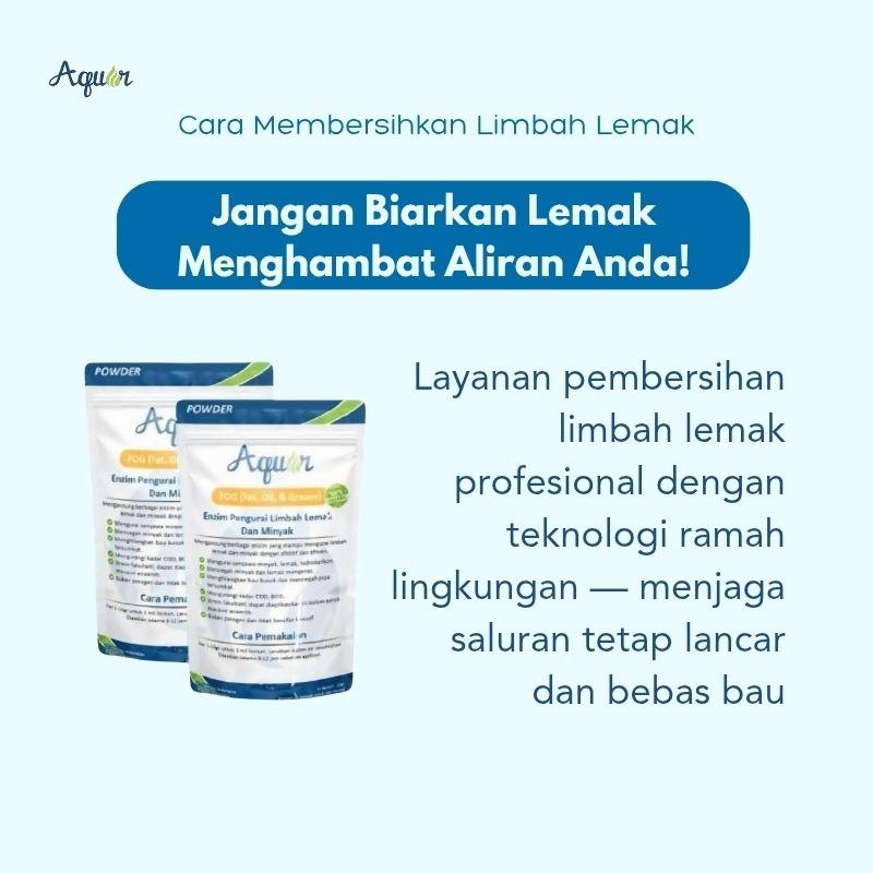 Cara Untuk Membersihkan Limbah Lemak