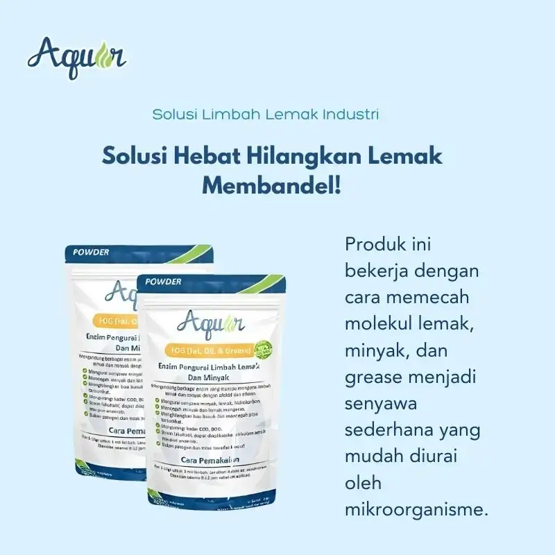 Produk Solusi Pengurai  Limbah Lemak Industri-1