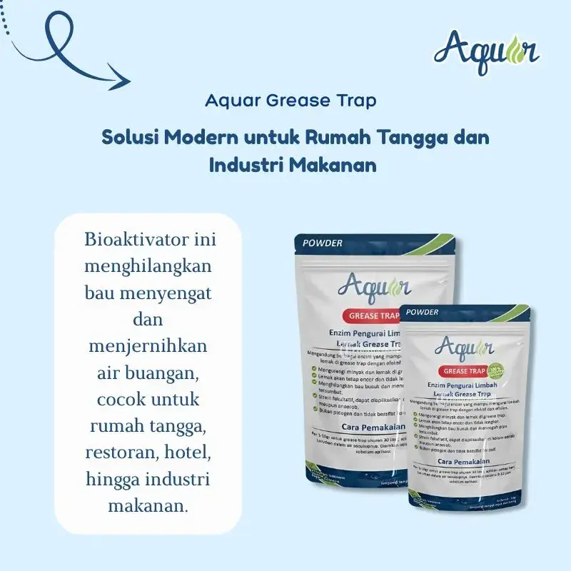 aquar grease solusi pengurai berbau industri