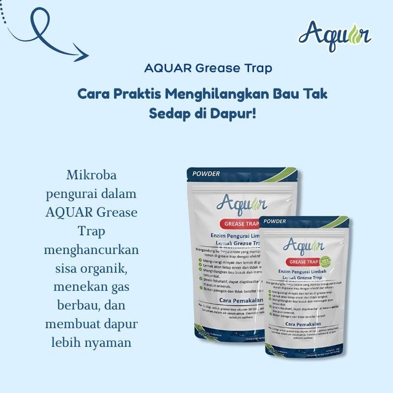 Aquar Grease Trap Obat Pengurai Lemak Dapur Terjangkau-1