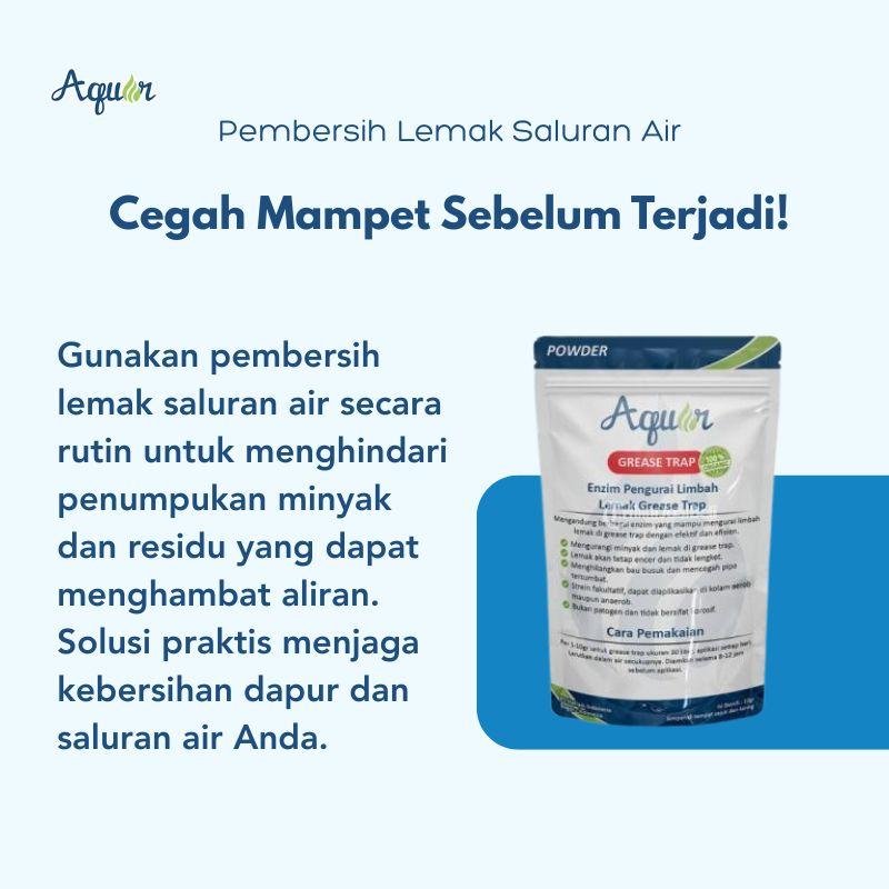 Pembersih Lemak Saluran Air Berminyak