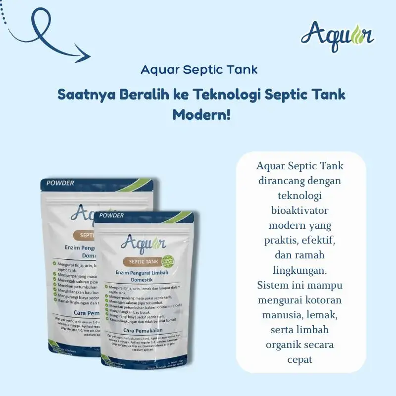 Aquar Septic Tank Bebas Bau dan Terjangkau
