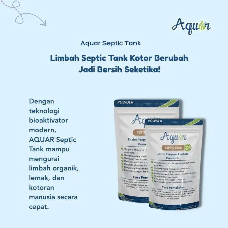 Bakteri Pengurai Septic Tank Efisien