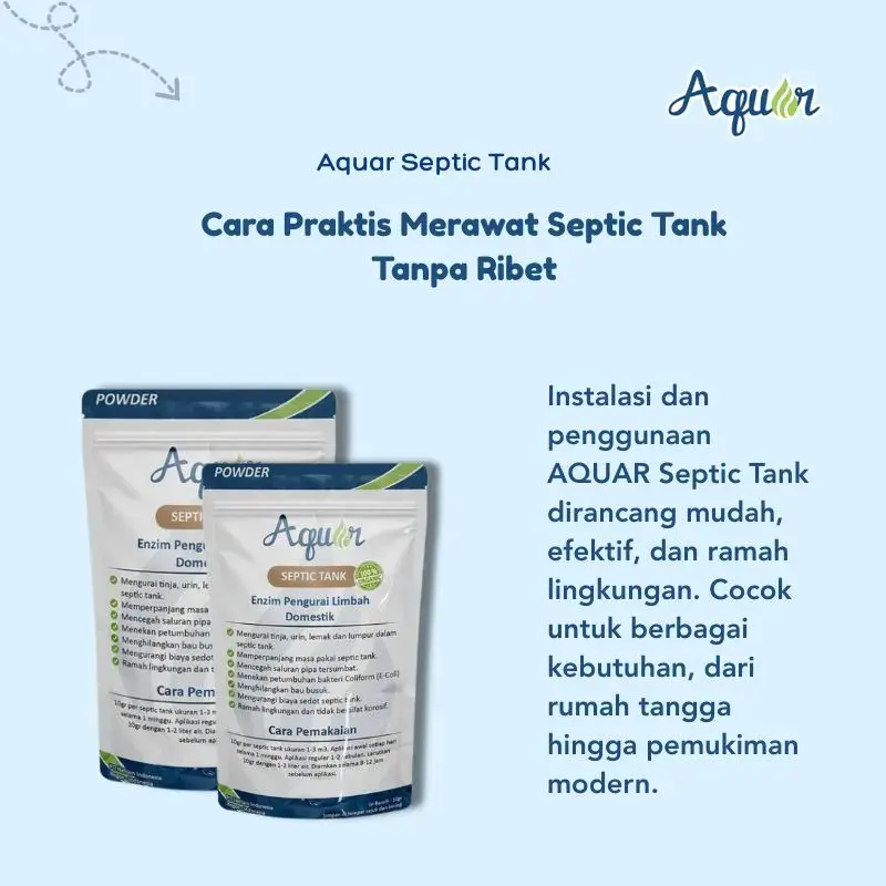 Bakteri Pengurai Septic Tank Terjangkau