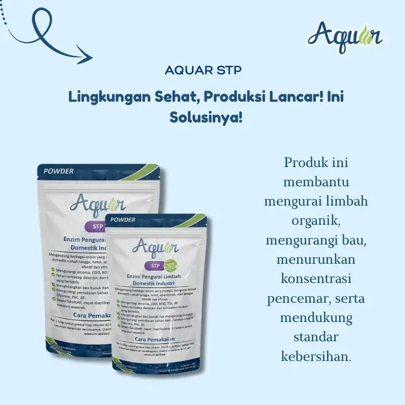 Aquar STP Sistem Pengolahan Limbah Cair Berkualitas