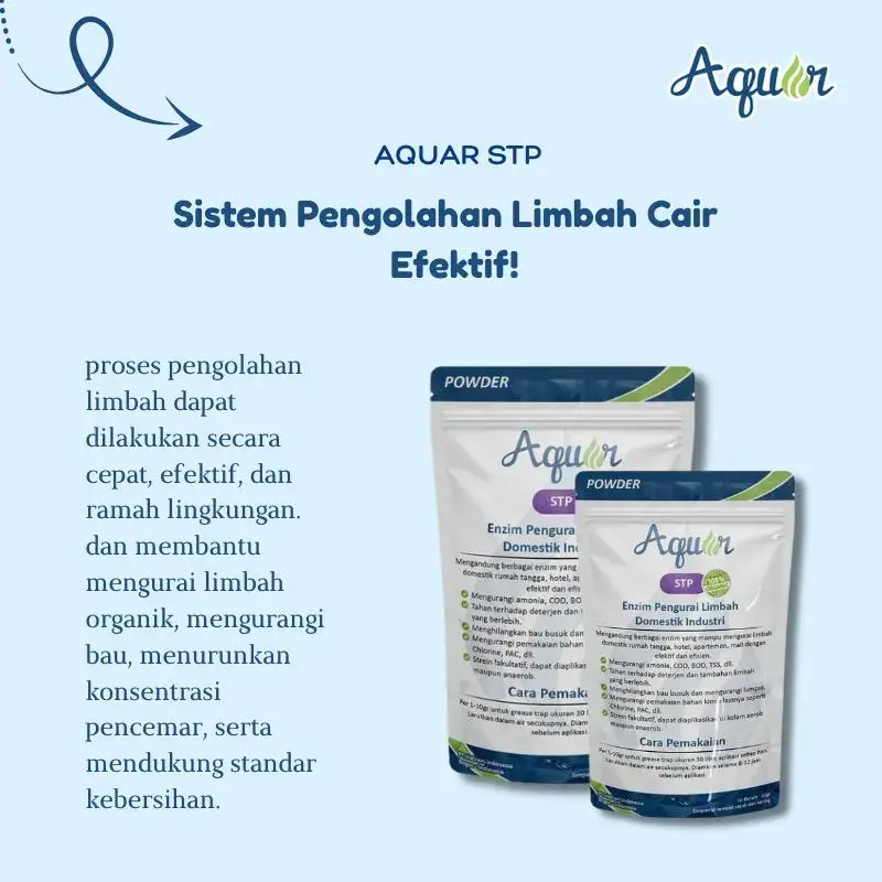 Aquar STP Sistem Pengolahan Limbah Cair Efektif