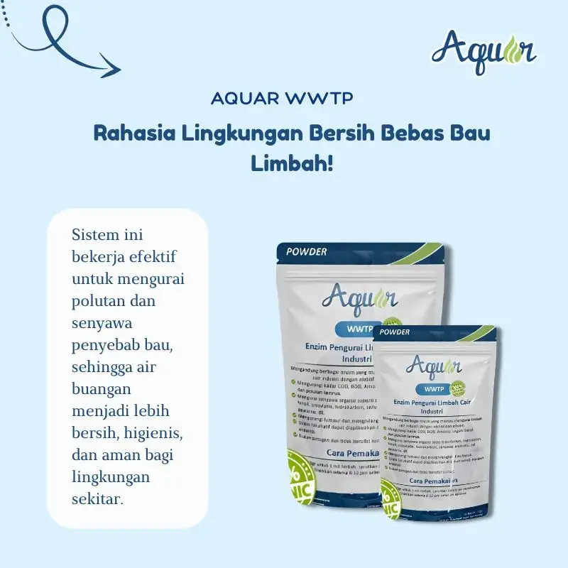 Pengurai Bau Limbah Industri efisien