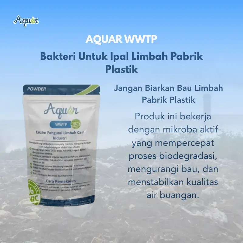 Bakteri Untuk Air Limbah pabrik plastik