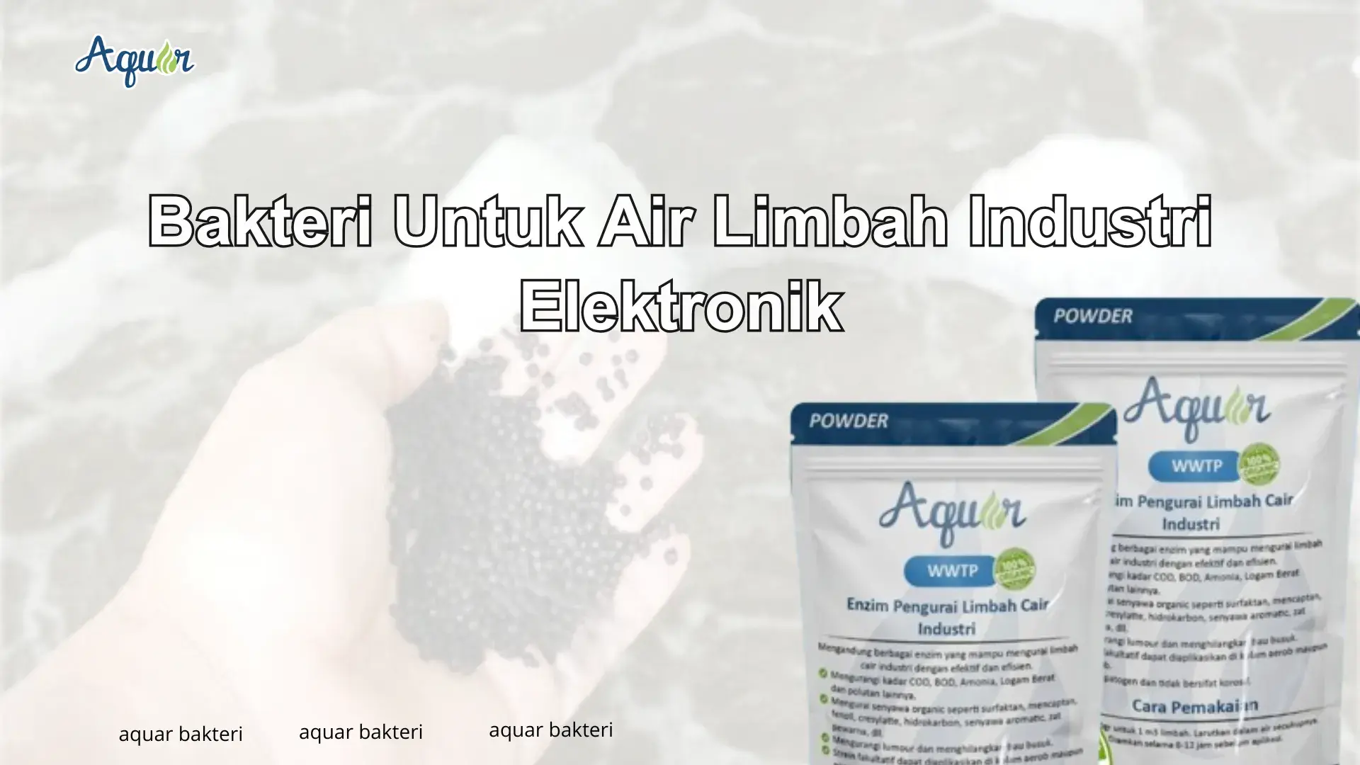 Bakteri Untuk Air Limbah Industri Elektronik