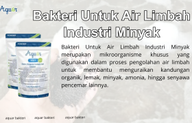 Bakteri Untuk Air Limbah Industri Minyak
