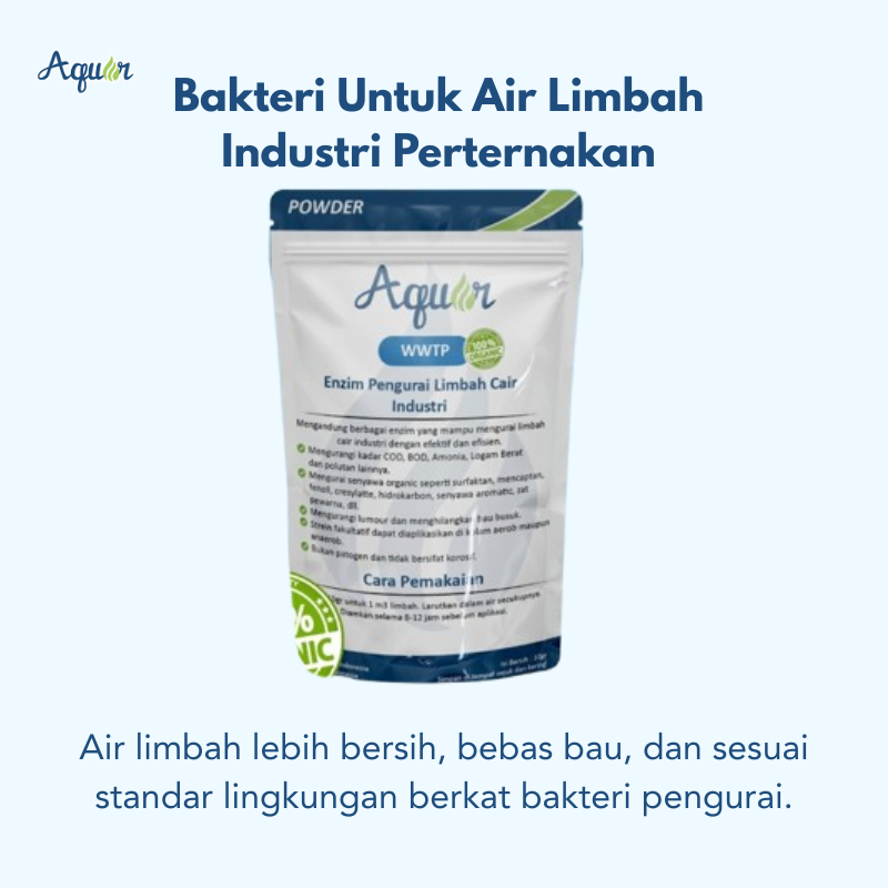 Bakteri Untuk Air Limbah Industri Perternakan