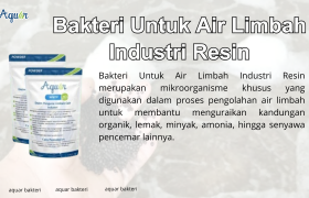 Bakteri Untuk Air Limbah Industri Resin