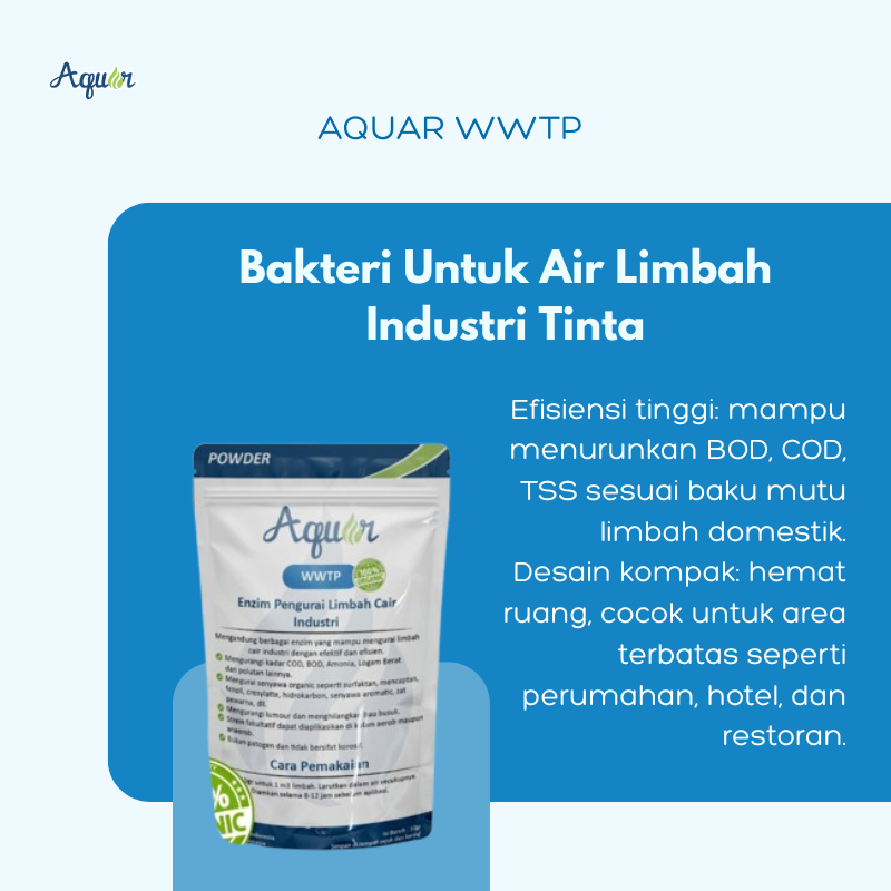 Bakteri Untuk Air Limbah Industri Tinta