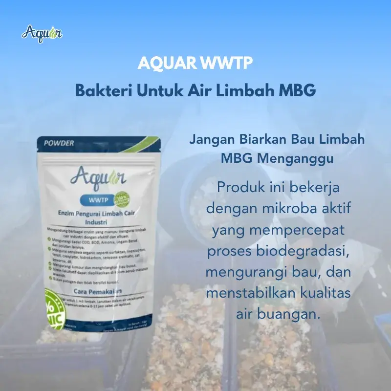 Bakteri Untuk Air Limbah MBG