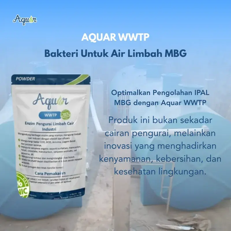 Bakteri Untuk Limbah MBG