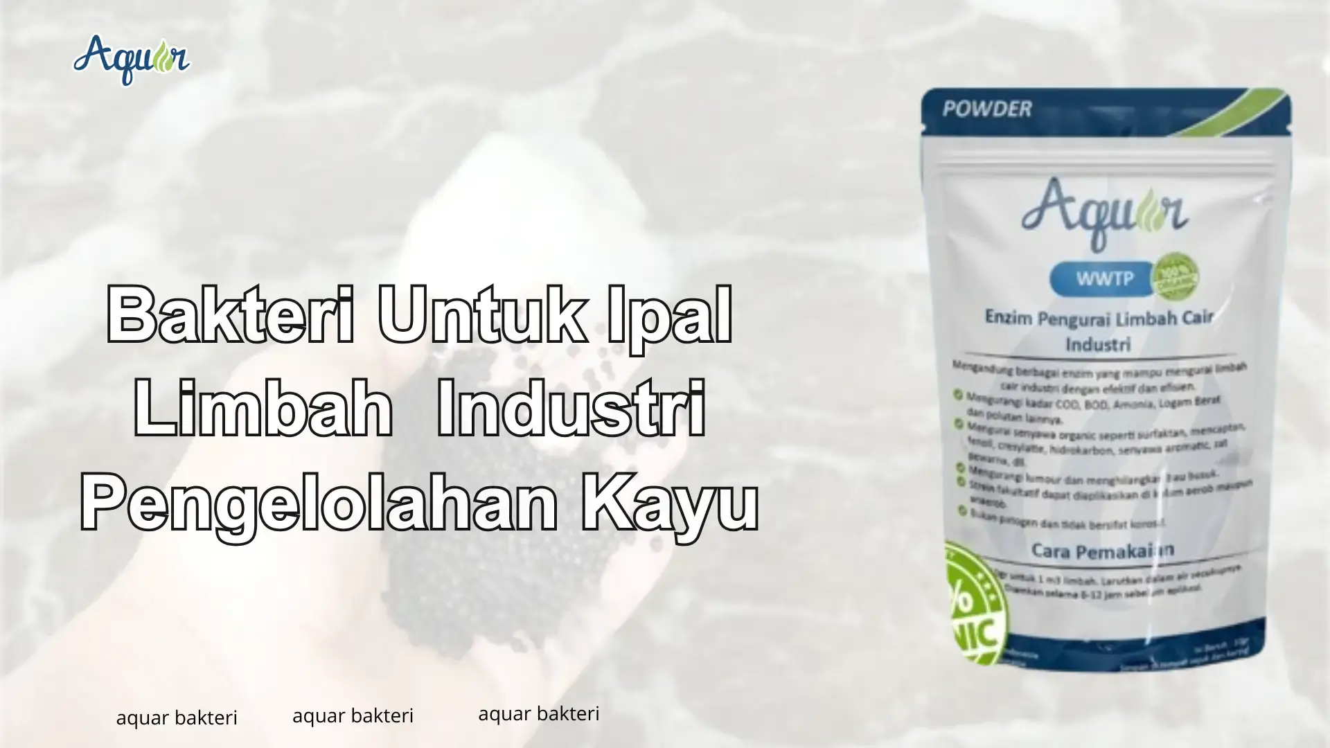 Bakteri Untuk Ipal Limbah Pengelolahan Kayu