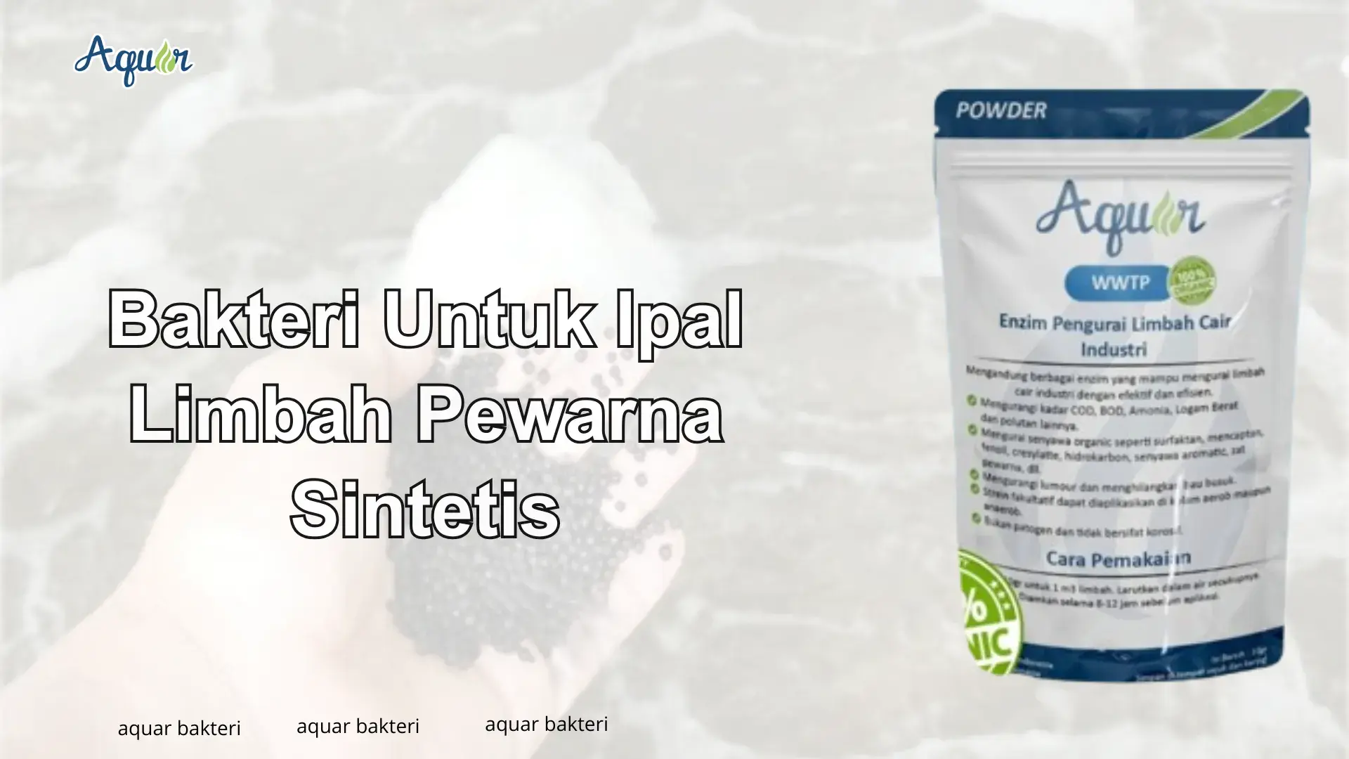 Bakteri Untuk Ipal Limbah  Pewarna Sintetis