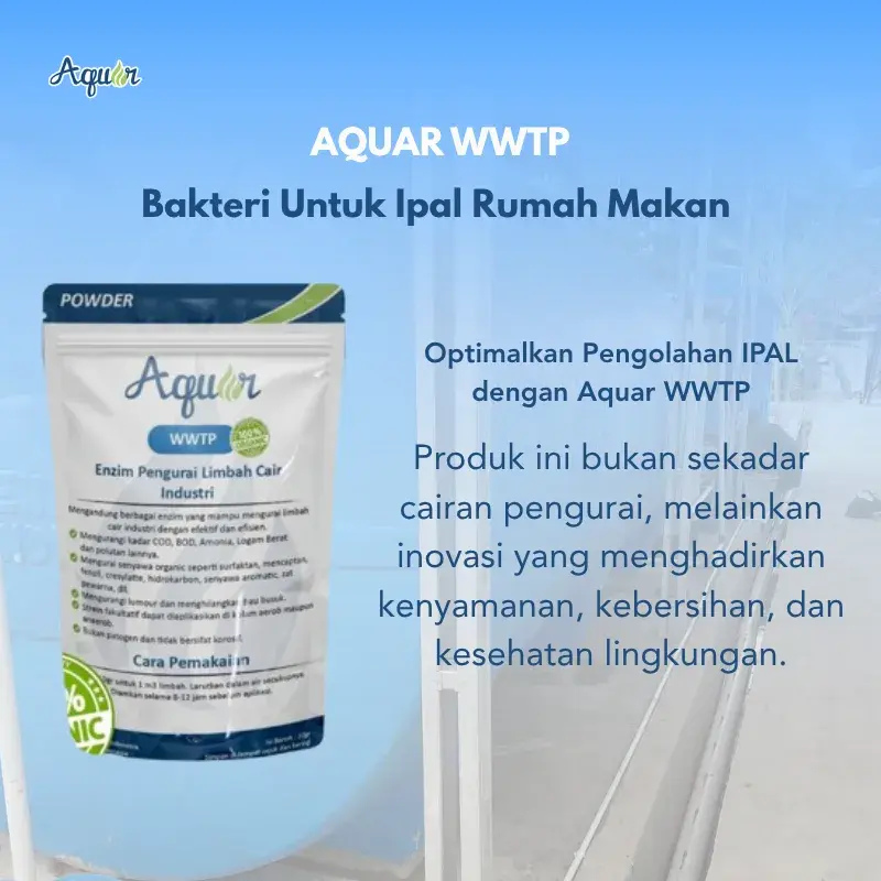 Bakteri Ipal Rumah Makan
