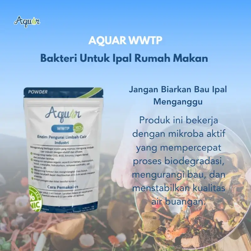 Bakteri Untuk Ipal Rumah Makan
