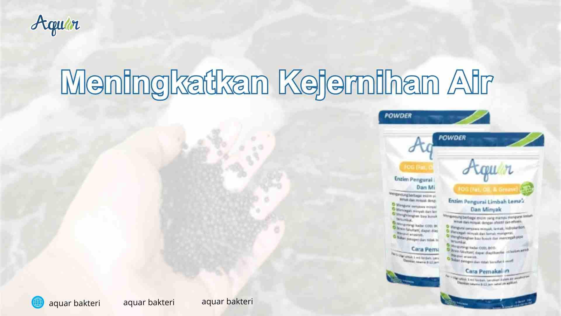 Meningkatkan Kejernihan Air