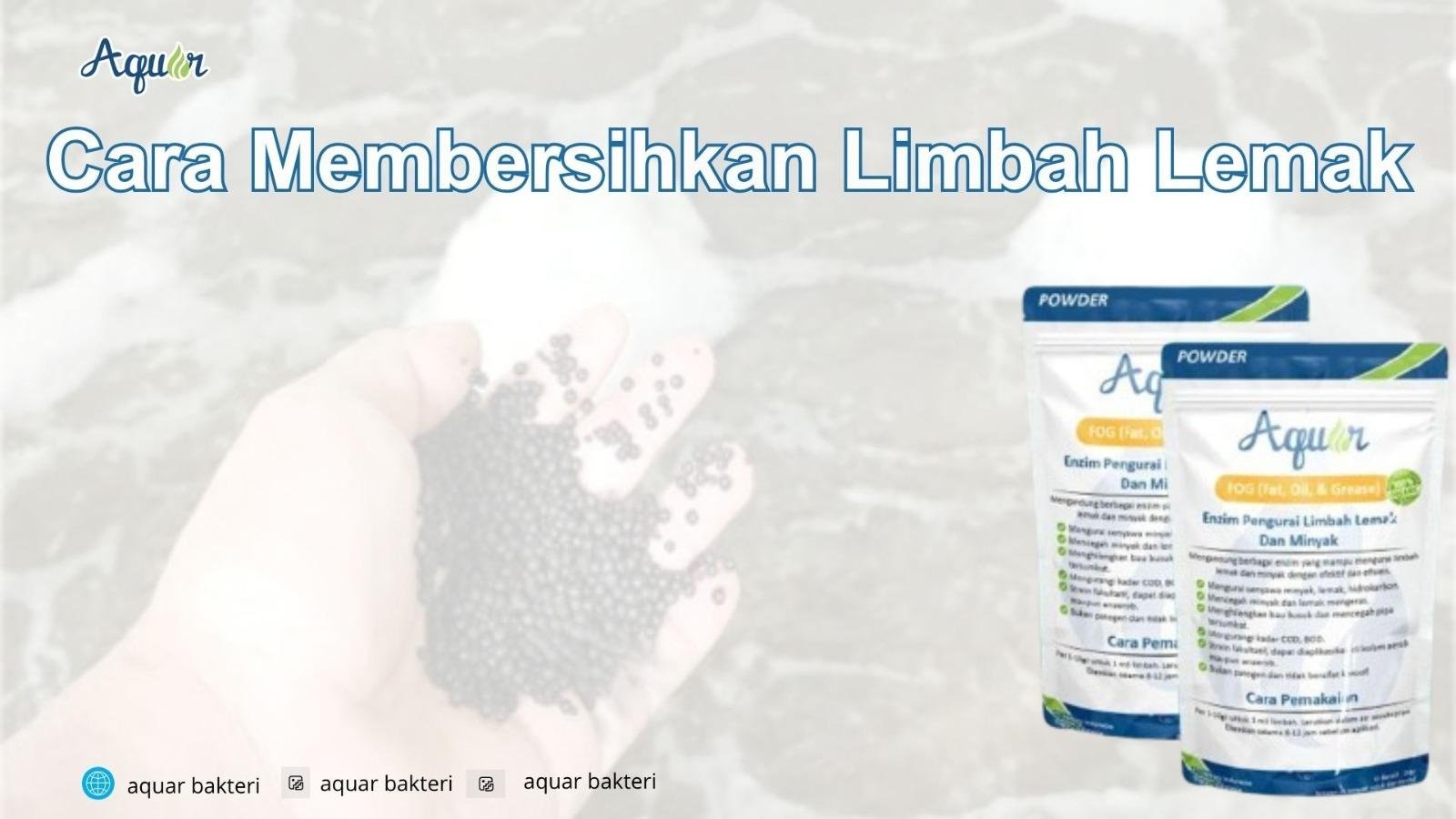 Cara Membersihkan Limbah Lemak