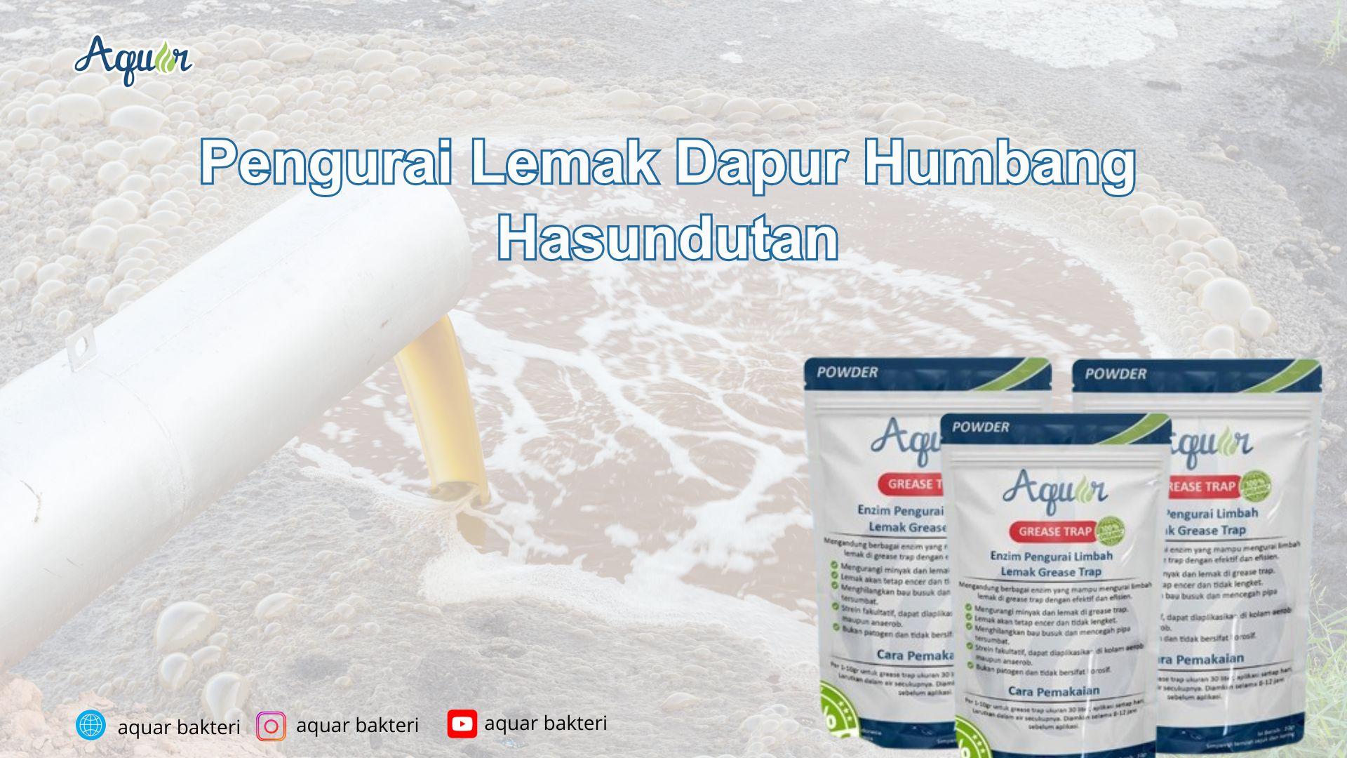Pengurai Lemak Dapur Humbang Hasundutan